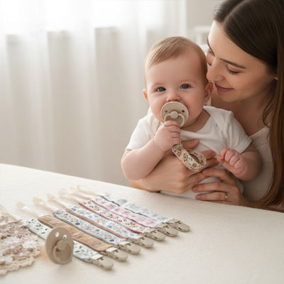 attache tetine flowers mignon