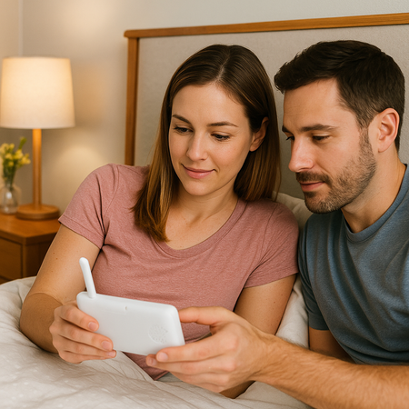 babyphone parents surveillent bebe