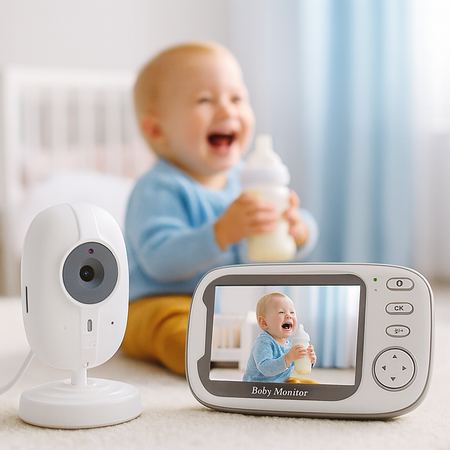 camera bebe enfant qui sourit