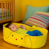 couffin bebe jaune dors paisiblement