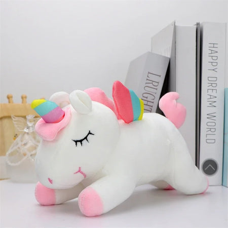 peluche licorne blanc