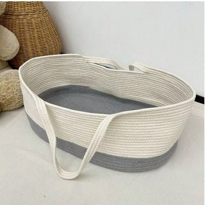 couffin bebe beige et gris