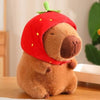 Peluche capybara chaperon