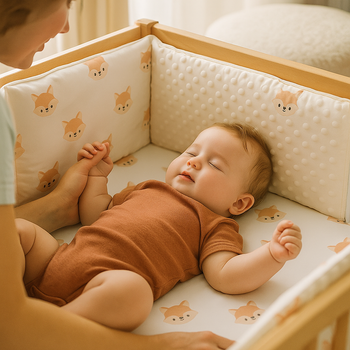 tour de lit chien kawai bébé dors profondement