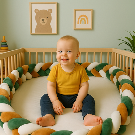 tresse de lit bebe decoration chambre