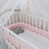 tresse de lit rose chambre