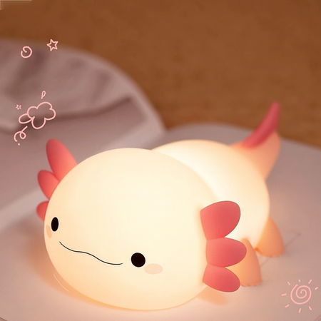 veilleuse enfant axolotl mignon