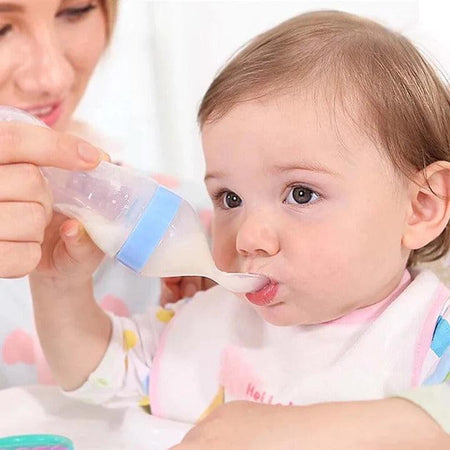 Silifood ™ | Bouteille d'alimentation pour nouveau-né - Bébé Sourire