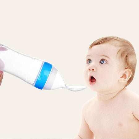 Silifood ™ | Bouteille d'alimentation pour nouveau-né - Bébé Sourire